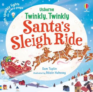 Carte cu luminite   Twinkly Twinkly Santa s Sleigh Ride  , Usborne