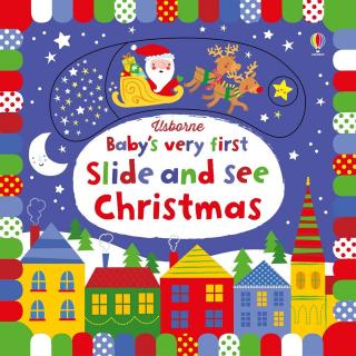 Carte cu panouri glisante Craciun   Slide and See Christmas  , cartonata, Usborne