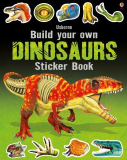 Carte cu stickers   Build Your Own Dinosaurs  , Usborne