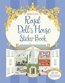 Carte cu stickers Palat, 200 stickers,   Royal Doll s House Sticker Book  , Usborne