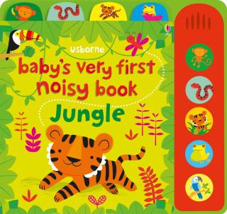 Carte cu sunete   Baby s Very First Noisy book Jungle  , cartonata, Usborne