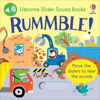 Carte cu sunete si panouri glisante   Rummble!  , Usborne