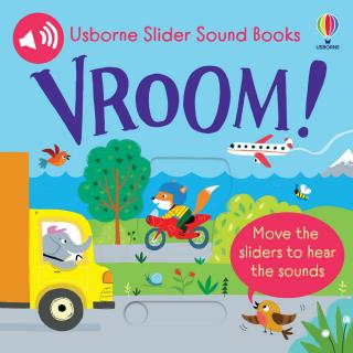 Carte cu sunete si panouri glisante   Vroom!  , Usborne