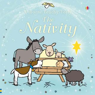 Carte cu texturi Craciunul, cartonata,   Touchy-feely The Nativity  , Usborne