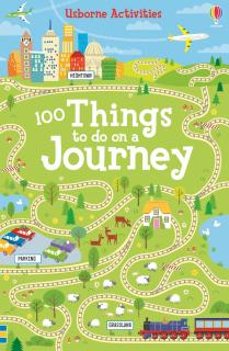 Carte de activitati   100 things to do on a journey  , 5 ani+, Usborne