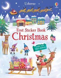 Carte de activitati   First Sticker Book Christmas  , 150 stickers, Usborne