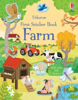 Carte de activitati   First Sticker Book Farm  , 140 stickers, Usborne