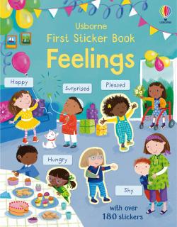 Carte de activitati   First Sticker Book Feelings  , 180 stickers, Usborne