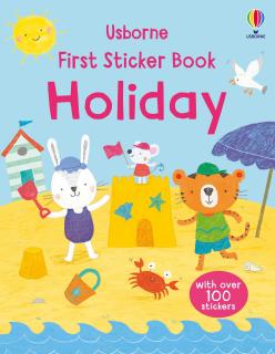 Carte de activitati   First Sticker Book Holiday  , 100 stickers, Usborne