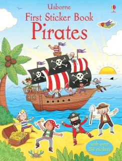 Carte de activitati   First Sticker Book Pirates  , 250 stickers, Usborne