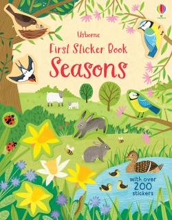 Carte de activitati   First Sticker Book Seasons  , 200 stickers, Usborne
