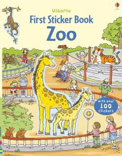 Carte de activitati   First Sticker Book Zoo  , 100 stickers, Usborne