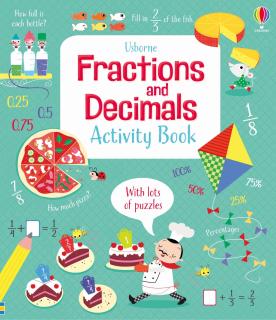 Carte de activitati   Fractions and Decimals Activity Book  , 6 ani+, Usborne