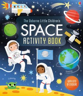 Carte de activitati   Little Children s Space Activity Book  , 4 ani+, Usborne