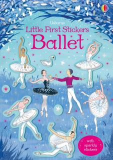 Carte de activitati   Little First Stickers Ballet  , format mic, 200 stickers, Usborne