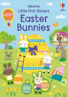 Carte de activitati   Little First Stickers Easter Bunnies  , format mic, Usborne