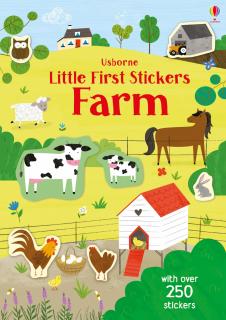 Carte de activitati   Little First Stickers Farm  , format mic, 250 stickers, Usborne