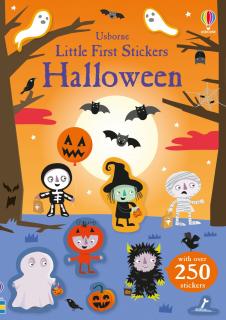 Carte de activitati   Little First Stickers Halloween  , format mic, 250 stickers, Usborne