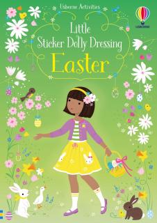 Carte de activitati   Little Sticker Dolly Dressing Easter  , format A5, Usborne