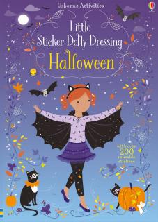 Carte de activitati   Little Sticker Dolly Dressing Halloween  , 200 stickers, format A5, Usborne
