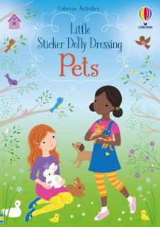 Carte de activitati   Little Sticker Dolly Dressing Pets  , format A5, Usborne