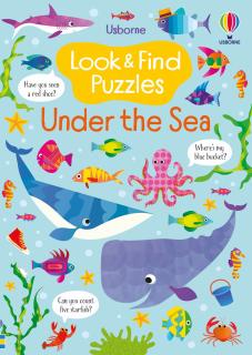 Carte de activitati   Look and Find Puzzles Under the Sea  , 4 ani+, Usborne