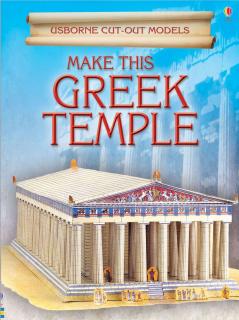 Carte de activitati   Make This Greek Temple  , 9 ani+, Usborne