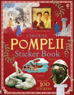 Carte de activitati   Pompeii Sticker Book  , 100 stickers, Usborne