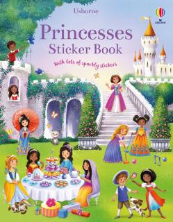 Carte de activitati   Princesses Sticker Book  , format A4, Usborne