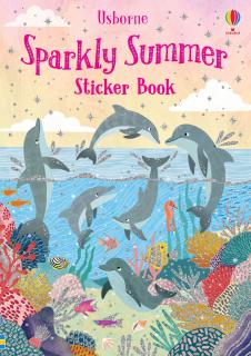 Carte de activitati   Sparkly Summer Sticker Book  , format mic, 200 stickers, Usborne
