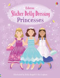 Carte de activitati   Sticker Dolly Dressing Princesses  , format A4, 400 stickers, Usborne