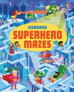 Carte de activitati   Superhero Mazes  , Usborne