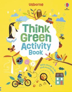 Carte de activitati   Think Green Activity Book  , 6 ani+, Usborne