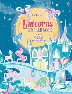 Carte de activitati   Unicorns Sticker Book  , 250 stickers, Usborne