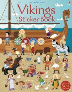 Carte de activitati   Vikings Sticker Book  , 500 stickers, Usborne