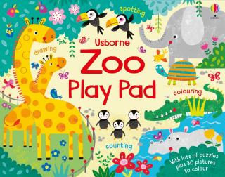 Carte de activitati   Zoo Play Pad  , 3 ani+, Usborne