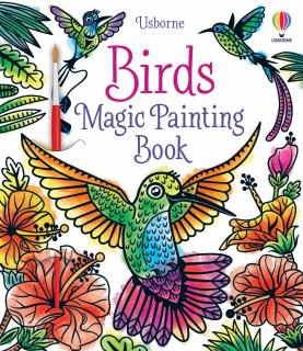 Carte de pictat cu apa   Birds Magic Painting Book  , Usborne