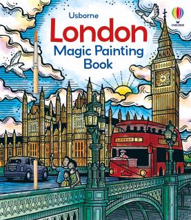 Carte de pictat cu apa   London Magic Painting Book  , Usborne