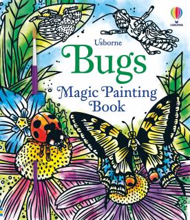 Carte de pictat cu apa   Magic painting book Bugs  , Usborne