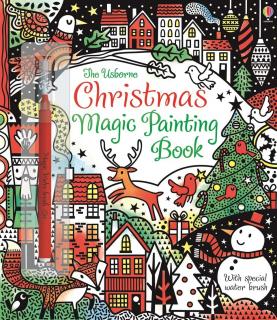 Carte de pictat cu apa   Magic painting book Christmas  , Usborne