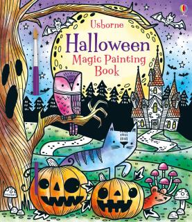 Carte de pictat cu apa   Magic painting book Halloween  , Usborne