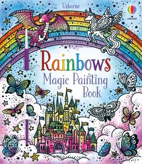 Carte de pictat cu apa   Magic painting book Rainbows  , Usborne