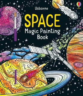 Carte de pictat cu apa   Magic painting book Space  , Usborne