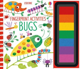 Carte de pictat cu degetele   Fingerprint activities Bugs  , Usborne