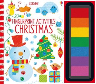 Carte de pictat cu degetele   Fingerprint activities Christmas  , Usborne