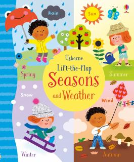 Carte interactiva Anotimpurile si clima, cu clapete,   Lift-the-Flap Seasons and Weather  , Usborne