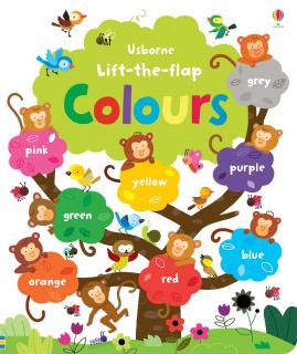 Carte interactiva Culorile, cu clapete,   Lift-the-flap Colours  , Usborne
