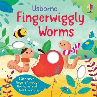 Carte interactiva   Fingerwiggly Worms  , marioneta deget, cartonata, Usborne