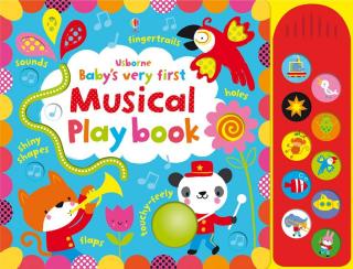 Carte mare senzoriala cu sunete si clapete,   Musical Playbook  , cartonata, Usborne