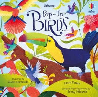 Carte pop-up pasari,   Pop-up birds  , Usborne